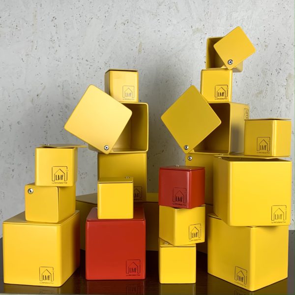 Cuboxes metalbox Jaune