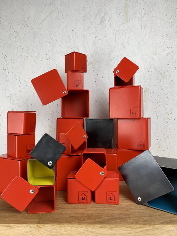 Cuboxes metalbox Rouge